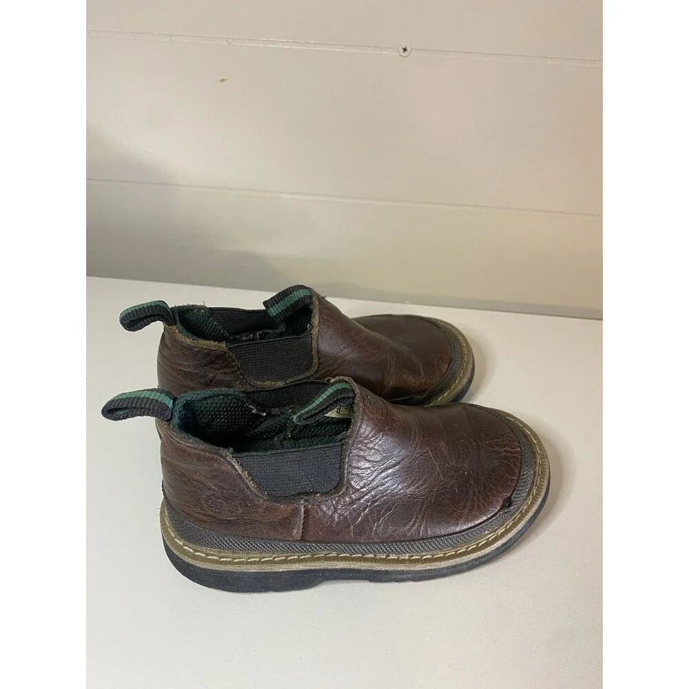 Toddler’s Size 8 Georgia Boot Georgia Giant Romeos Kids Brown Leather Slip On